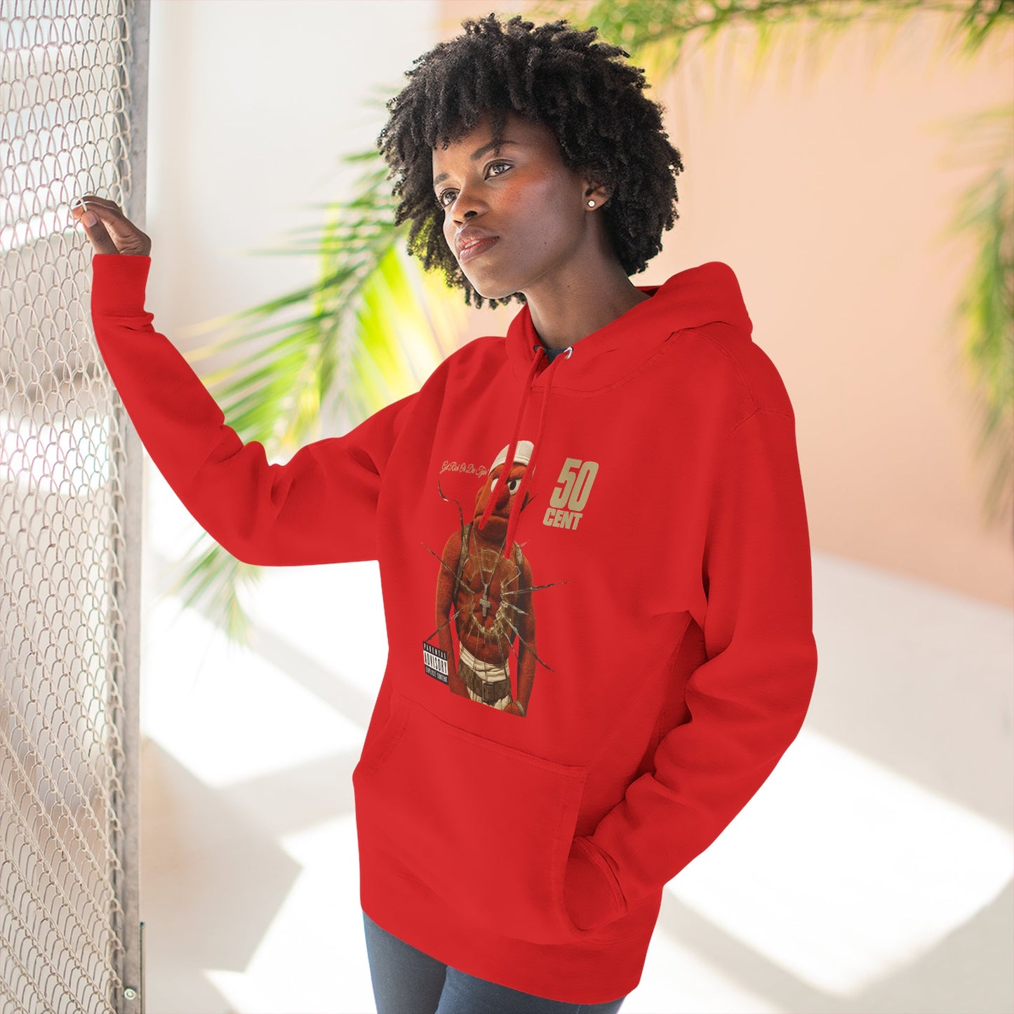 Get Rich Muppet Hoodie | 50-Inspired Softstyle Parody