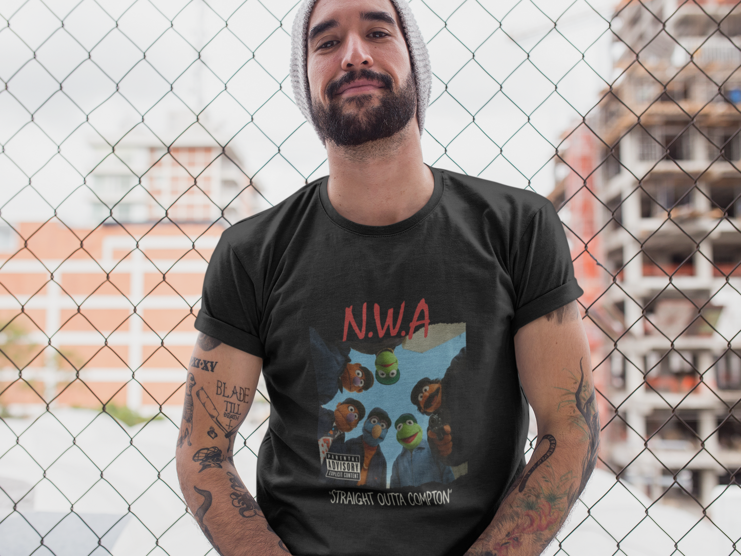 "Straight Outta Compton" Muppet Shirt - NWA tribute