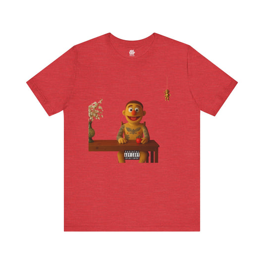 Muppet Movies Tee – Red Mac-Inspired Puppet Parody Shirt