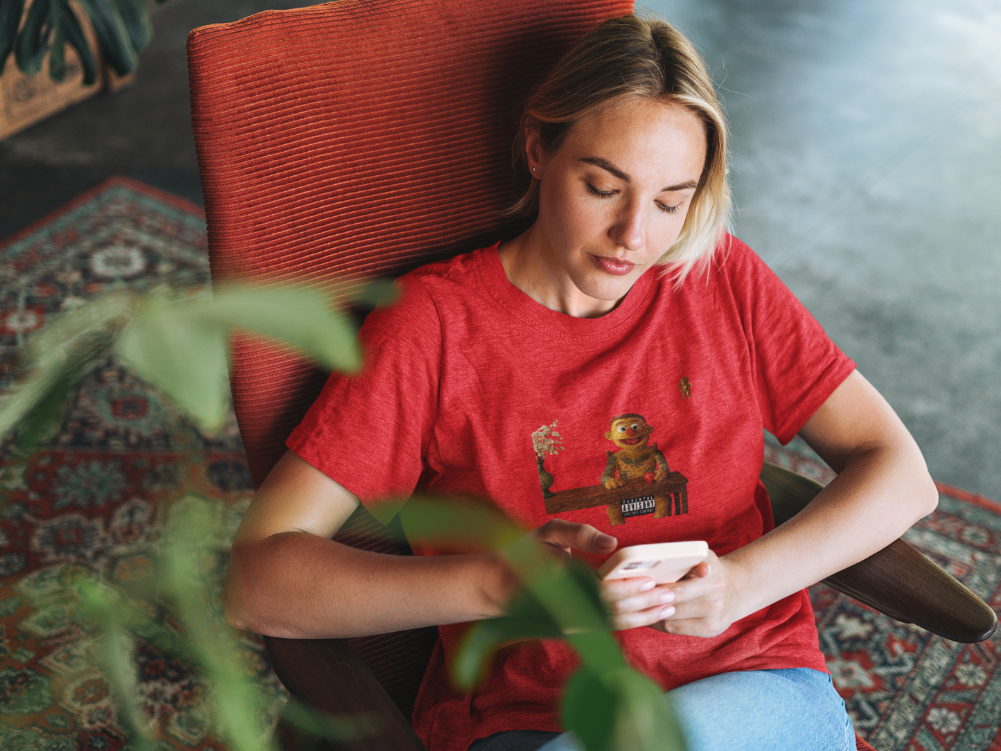 Muppet Movies Tee – Red Mac-Inspired Puppet Parody Shirt